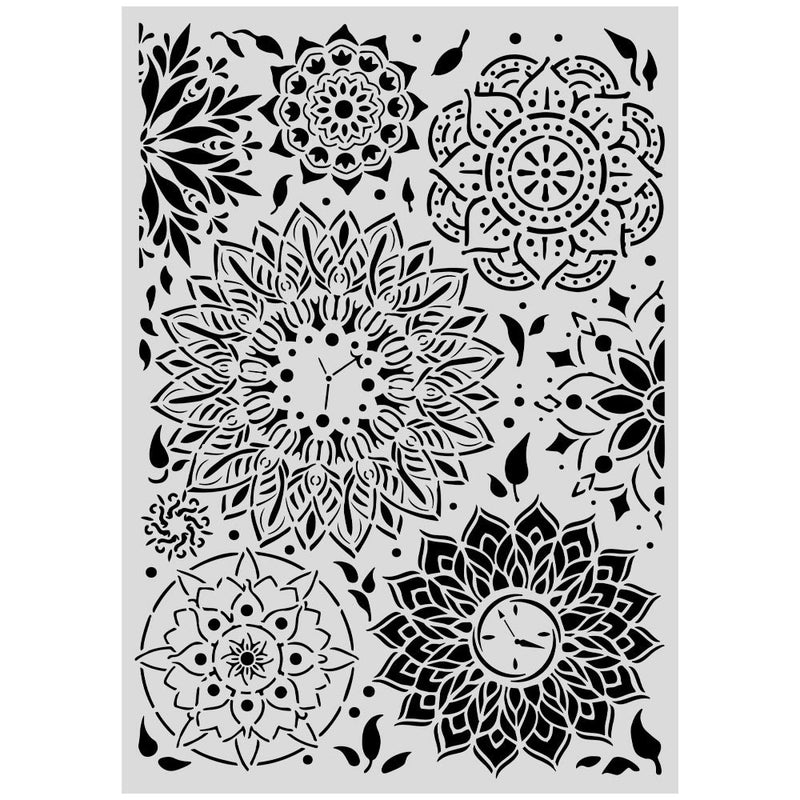 Stamperia - Gardens Of Time - A3 - Art Stories - Stencils - Mandala Pattern