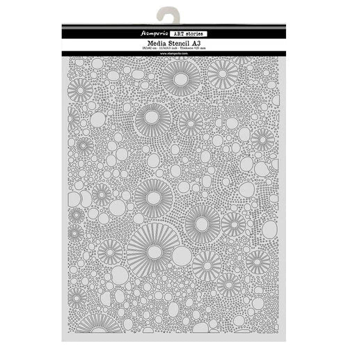 Stamperia - All Around - A3 Stencils - Rings