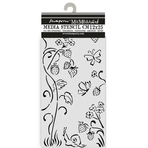 Stamperia - Hidden Grove Collection - Stencils - Strawberries