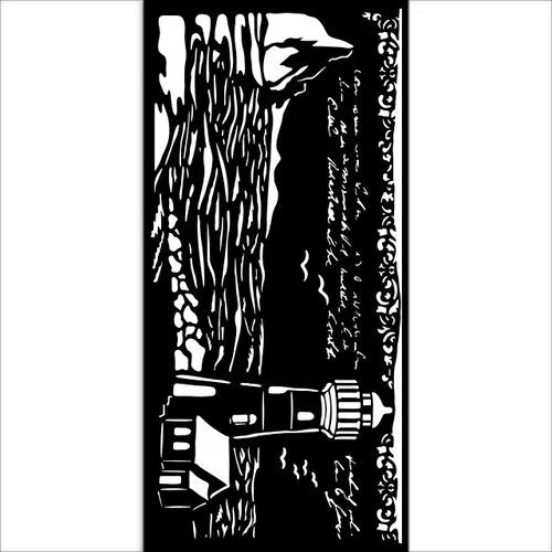 Stamperia - Silent Sea Collection - Stencils - Lighthouse