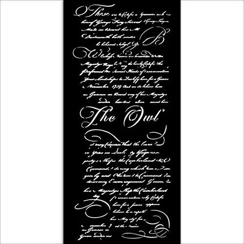 Stamperia - The Owl's House - Stencils - Letter