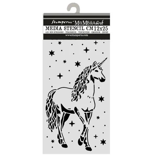 Stamperia - Wonderland - Stencils - Wonderland Unicorn