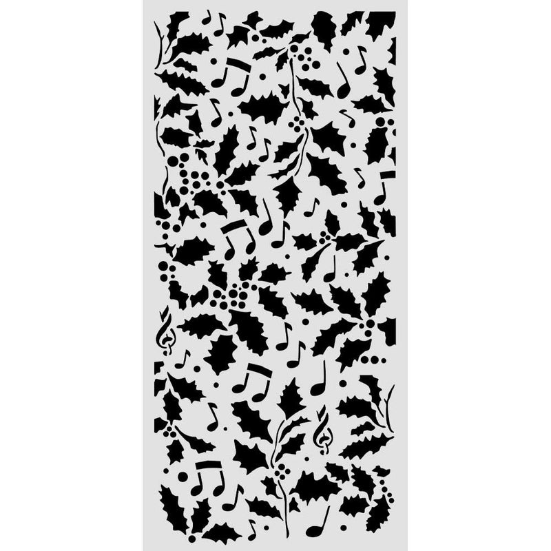 Stamperia - Silent Night - Stencils - Christmas Holly And Leaves