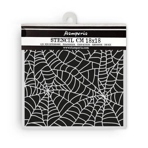 Stamperia - Whispering Woods - Stencils - Spider Pattern