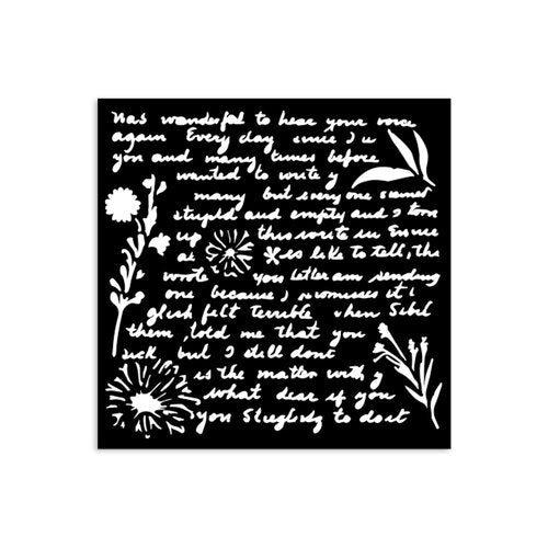 Stamperia - Stencils - Writings Pattern