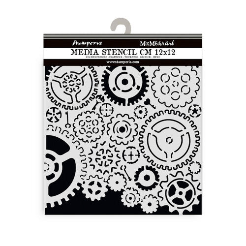 Stamperia - Stencils - Gears Pattern