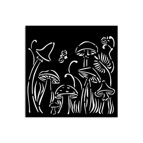 Stamperia - Hidden Grove Collection - Stencils - Mushrooms