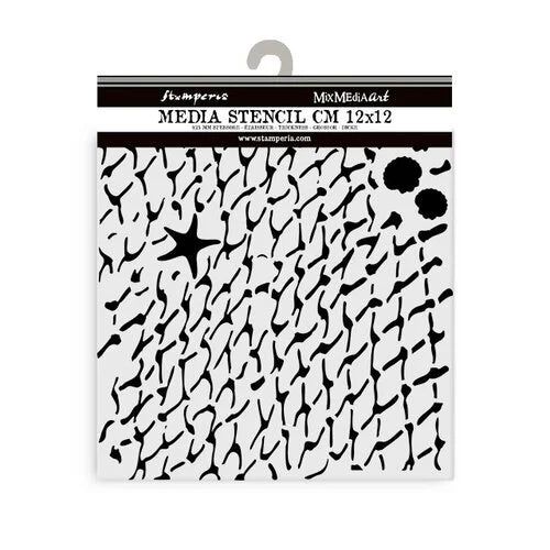 Stamperia - Silent Sea Collection - Stencils - Net