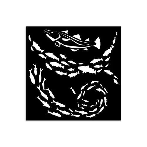 Stamperia - Silent Sea Collection - Stencils - Fish