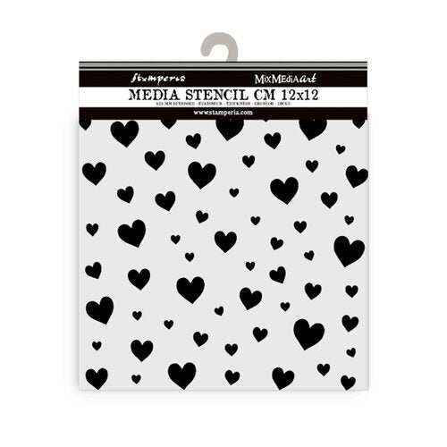 Stamperia - Timeless - Stencils - Hearts