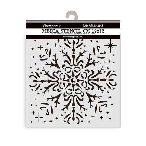 Stamperia - The Owl's House - Stencils - Snowflake
