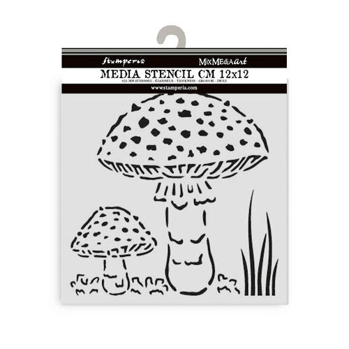 Stamperia - Whispering Woods - Stencils - Mushrooms