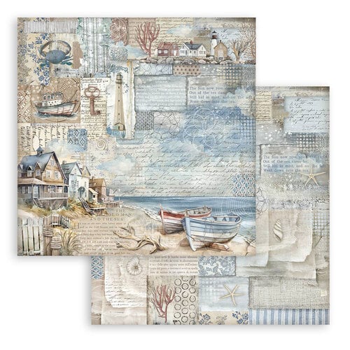 Stamperia - Silent Sea Collection - 12 x 12 Double Sided Paper - Landscape