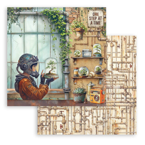 Stamperia - A New Beginning - 12 x 12 Double Sided Paper - Terrarium