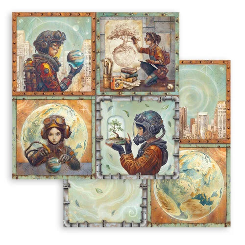 Stamperia - A New Beginning - 12 x 12 Double Sided Paper - 4 Cards