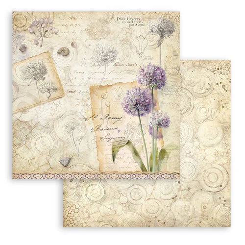 Stamperia - All Around - 12 x 12 Double Sided Paper - Allium