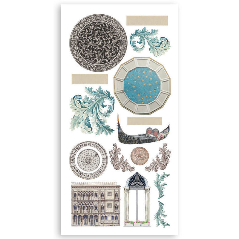 Stamperia - Venice City of Art Collection - Paper Cut-Outs - Double-Face - 4 Sheets