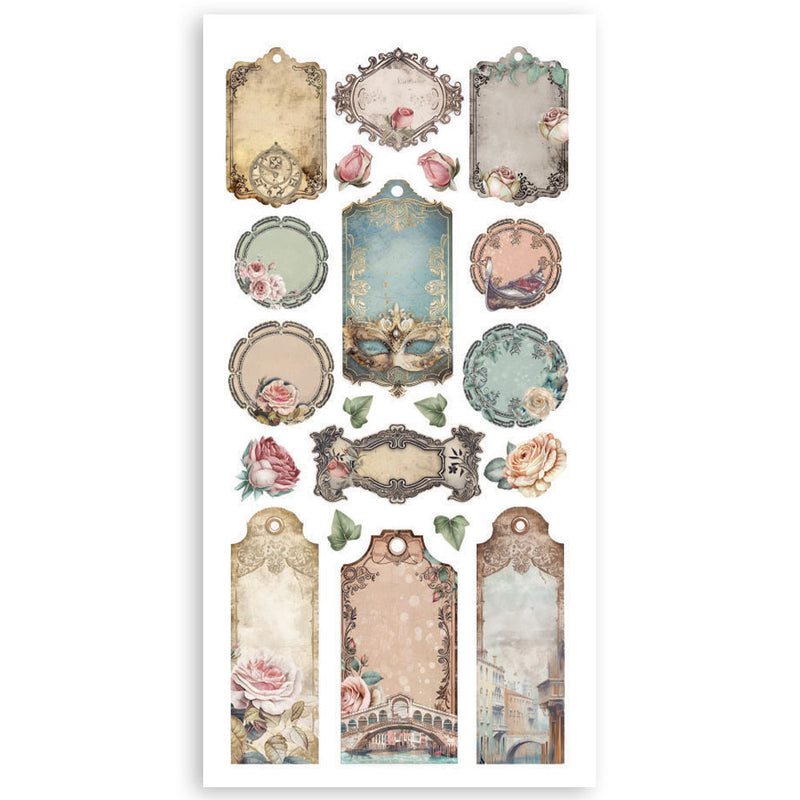 Stamperia - Venice City of Art Collection - Paper Cut-Outs - Double-Face - 4 Sheets