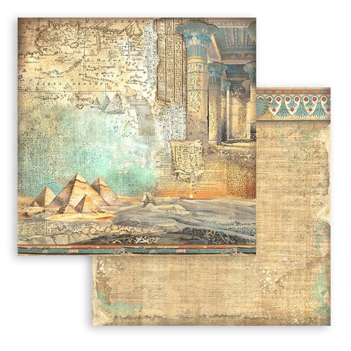 Stamperia - Fortune Collection - 12 x 12 Paper Pad - Backgrounds - Land of Pharaohs
