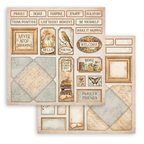 Stamperia - Golden Harmony Collection - 12 x 12 Paper Pad