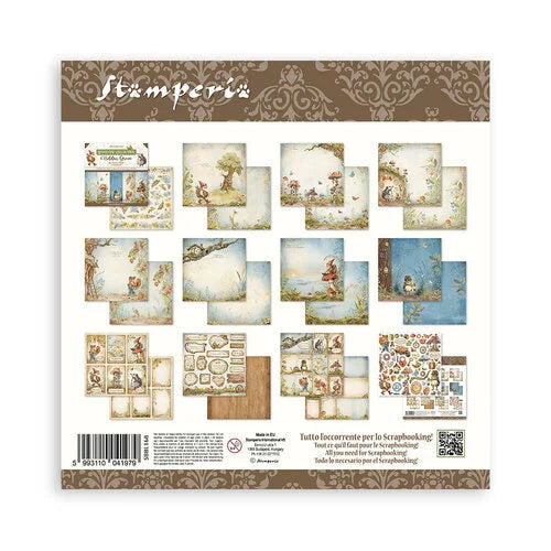 Stamperia - Hidden Grove Collection - 12 x 12 Paper Pad