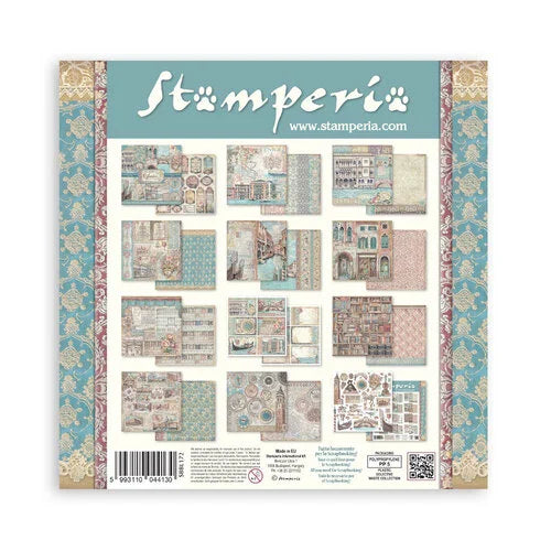 Stamperia - Venice City of Art Collection - 12 x 12 Paper Pad