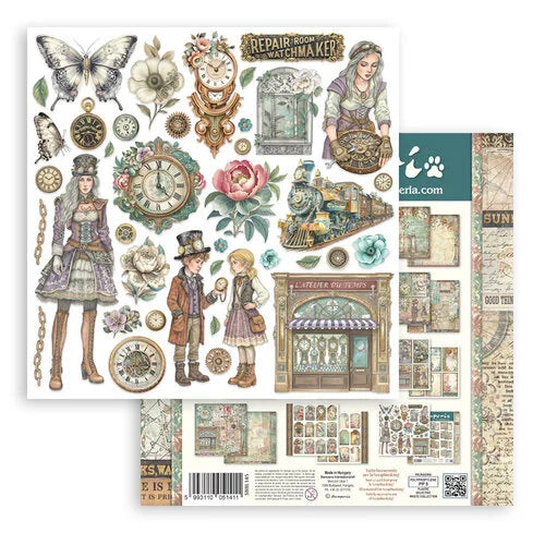 Stamperia - Gardens Of Time - 12 x 12 Paper Pad