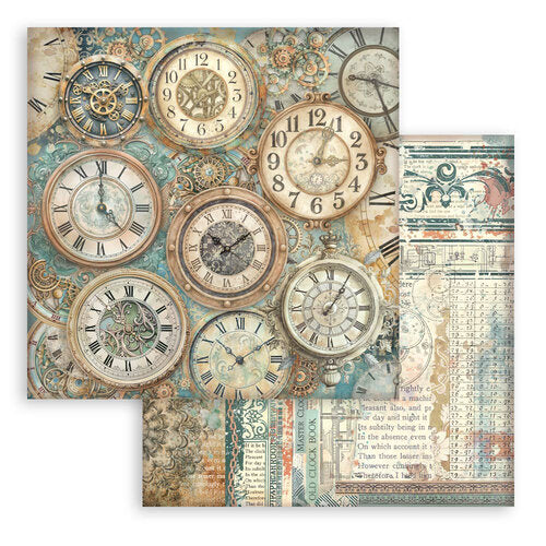 Stamperia - Gardens Of Time - 12 x 12 Paper Pad - Backgrounds