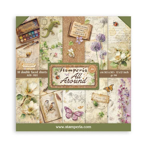Stamperia - All Around - 12 x 12 Paper Pad