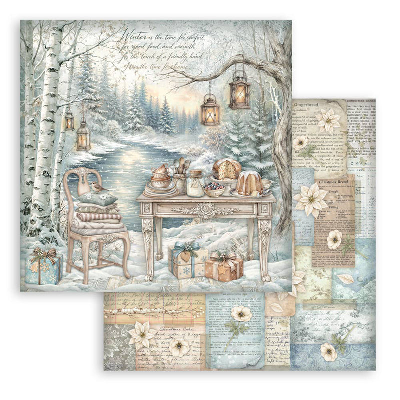 Stamperia - White Christmas - 12 x 12 Paper Pad