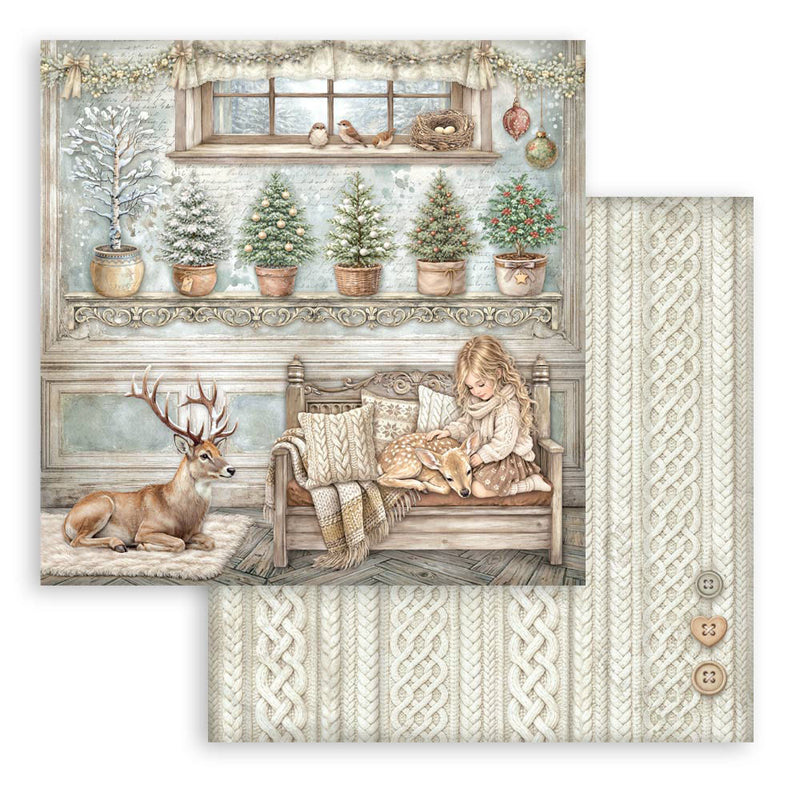 Stamperia - White Christmas - 12 x 12 Paper Pad