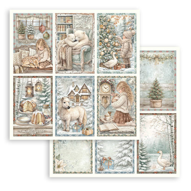 Stamperia - White Christmas - 12 x 12 Paper Pad