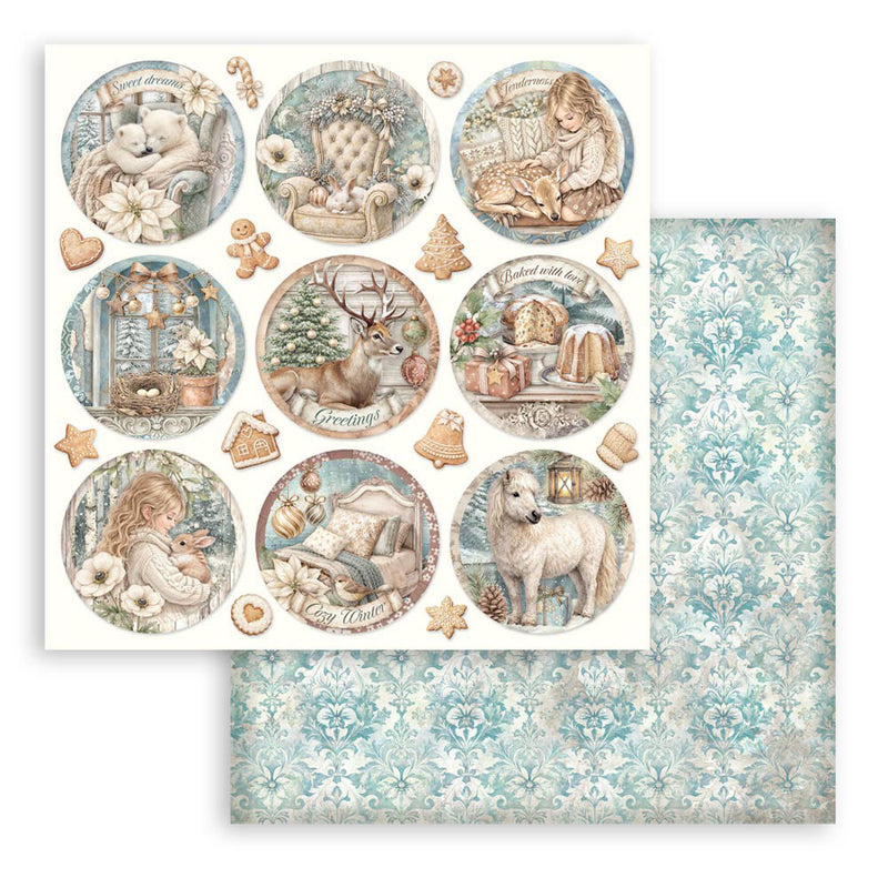 Stamperia - White Christmas - 12 x 12 Paper Pad