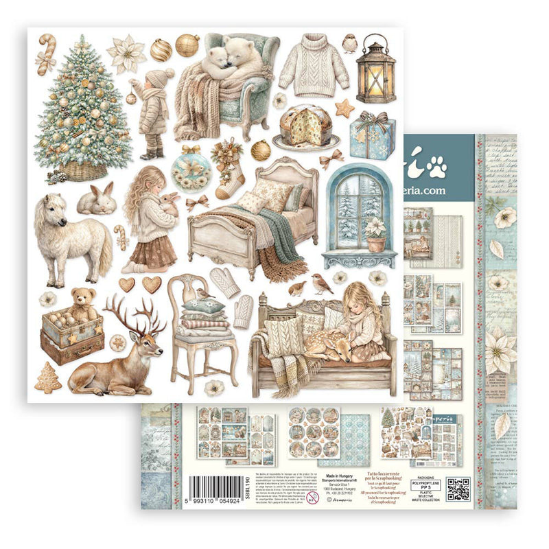 Stamperia - White Christmas - 12 x 12 Paper Pad
