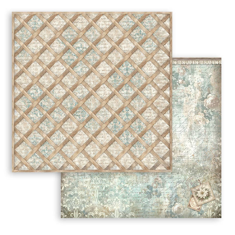 Stamperia - White Christmas - 12 x 12 Paper Pad - Backgrounds