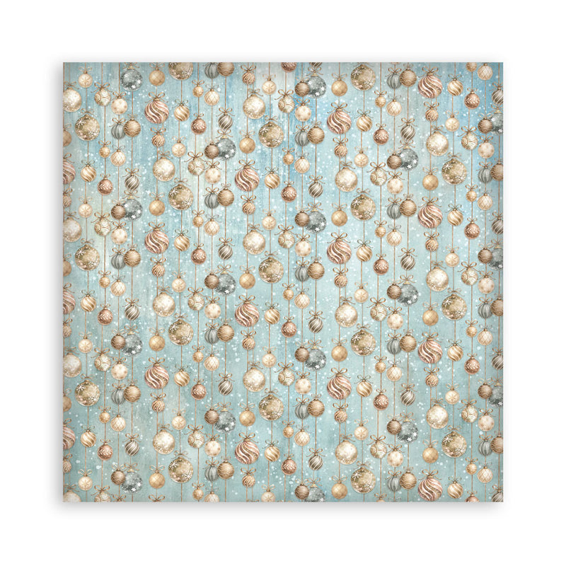 Stamperia - White Christmas - 12 x 12 Paper Pad - Backgrounds