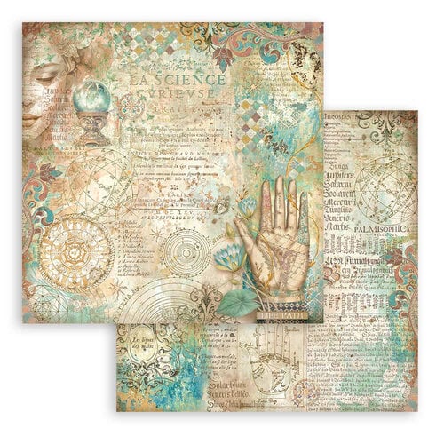 Stamperia - Fortune Collection - 8 x 8 Paper Pad