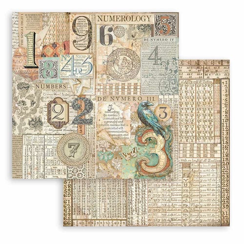 Stamperia - Fortune Collection - 8 x 8 Paper Pad