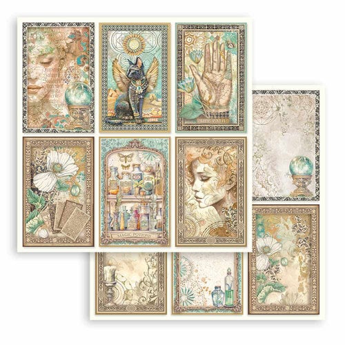 Stamperia - Fortune Collection - 8 x 8 Paper Pad