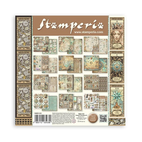 Stamperia - Fortune Collection - 8 x 8 Paper Pad
