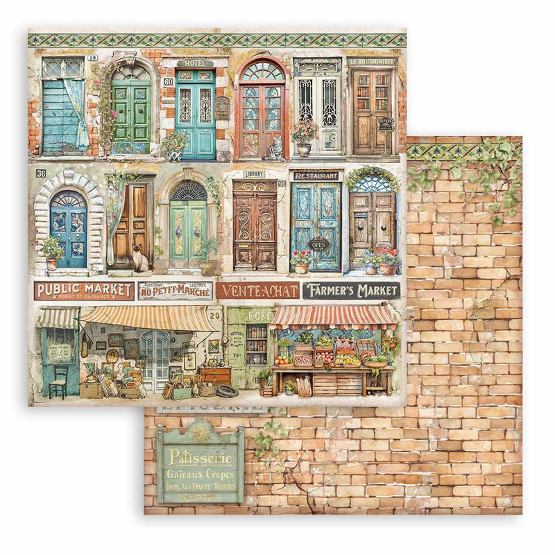 Stamperia - Art of Travelling Collection - 12 x 12 Paper Pad