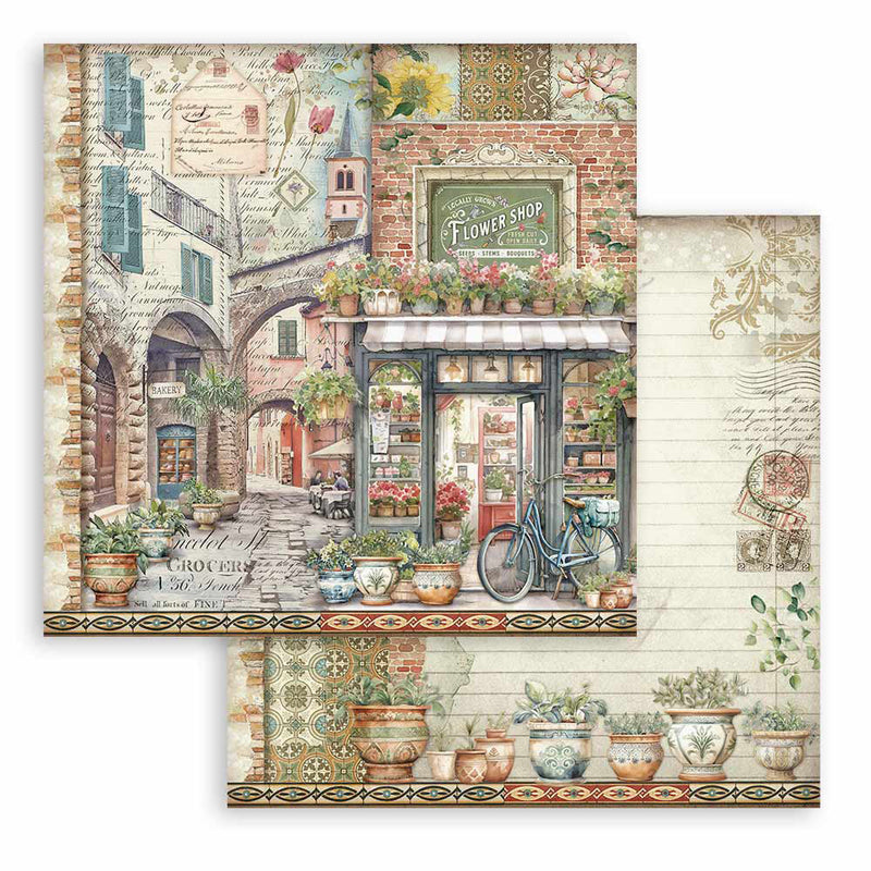 Stamperia - Art of Travelling Collection - 12 x 12 Paper Pad
