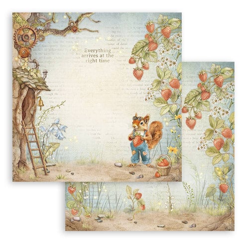 Stamperia - Hidden Grove Collection - 12 x 12 Paper Pad