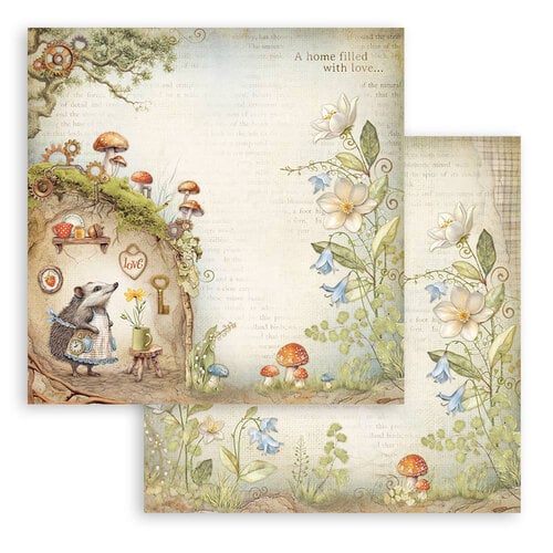 Stamperia - Hidden Grove Collection - 12 x 12 Paper Pad