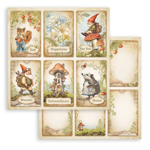 Stamperia - Hidden Grove Collection - 12 x 12 Paper Pad