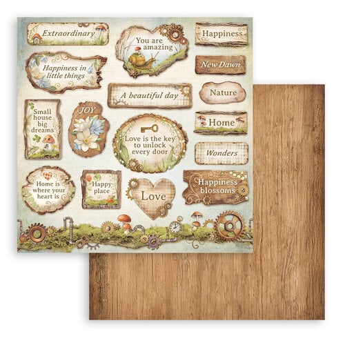 Stamperia - Hidden Grove Collection - 12 x 12 Paper Pad