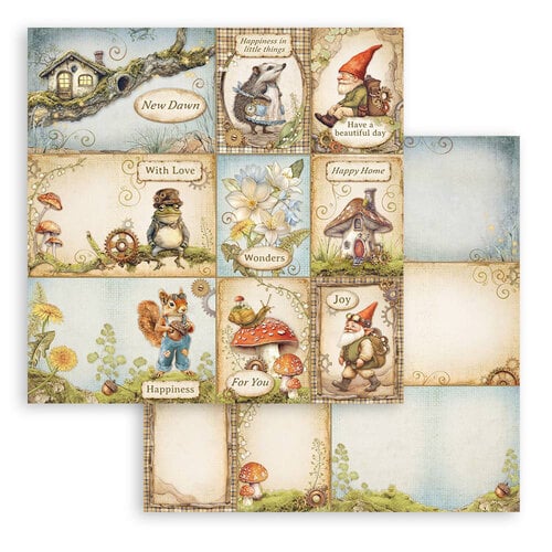 Stamperia - Hidden Grove Collection - 12 x 12 Paper Pad