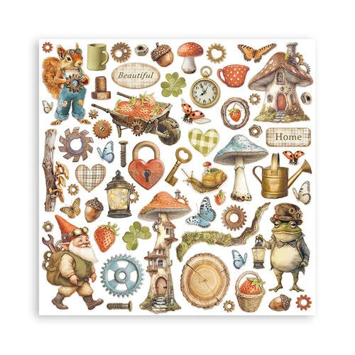 Stamperia - Hidden Grove Collection - 12 x 12 Paper Pad