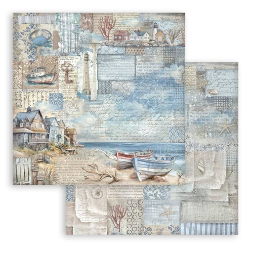 Stamperia - Silent Sea Collection - 12 x 12 Paper Pad