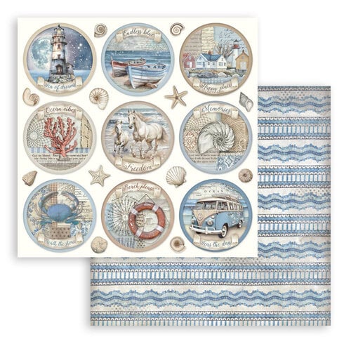 Stamperia - Silent Sea Collection - 12 x 12 Paper Pad